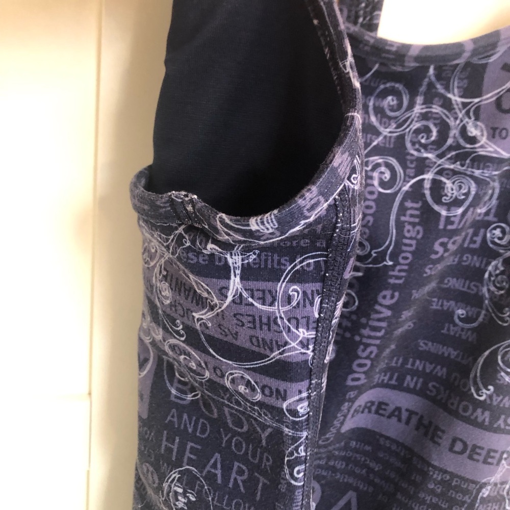 Lululemon Blue Work Out Tank Top EUC - Picture 6 of 14